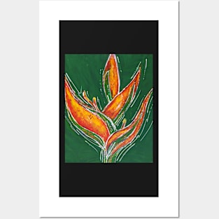 Golden Torch Heliconia Posters and Art